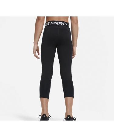 Nike Unisex Kids' Pants NP Capri M Black/White | Comfortable & Stylish Children's Activewear - International Shipping Available - Buy Online on GoSupps.com