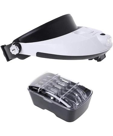 Magnifiers Led Lamp Light Headband Headset Head Jeweler Magnifier Magnifying Glass Comfortable Anniversary