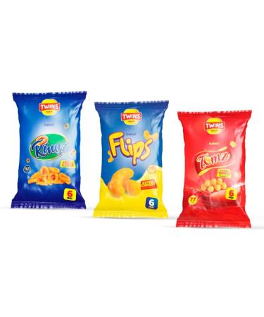 Baked Corn Puffs Suitable for Vegetarians | FabFinds Mug (Cheese & Onion 96g 12 Pack) Cheese & Onion 96g 58.33 g (Pack of 6)