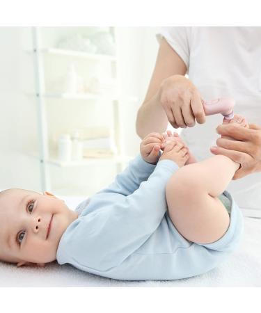 Vicloon 4-in-1 Electric Baby Nail Trimmer Kit - Pink | Safe Manicure Set for Newborns & Toddlers - Buy Online on GoSupps.com