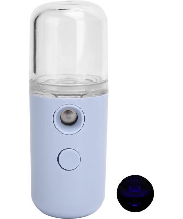 Saluaqui Handheld Face Mist Sprayer Rechargeable Moisturizing Nano Facial Mister Hydrating Face Humidifier Handy Hydrating Sprayer with Visual Water Tank (Light Purple) - Buy Online on GoSupps.com