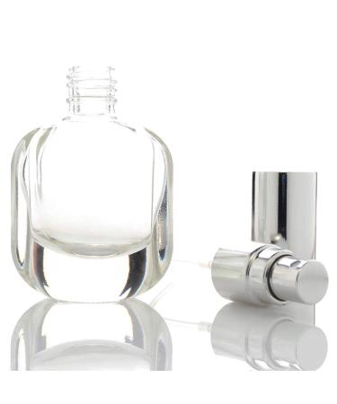 Buy 2 Pack 10ml Clear Glass Refillable Perfume Atomizer - Portable Spray Bottles for Travel with Mini Funnels & Dropper | Perfect for Scent Storage - Buy Online on GoSupps.com