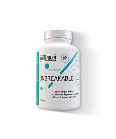Hydrapharm Unbreakable 60 Capsule | BPC-157 | Amazing Regenerative Capabilities' | 1 Joint Healing | Muscle Healing |