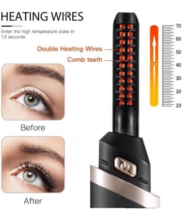 Kelly Glover Hair and Beauty Heated USB Eyelash Curler harmless lash curler portable take anywhere with you comes with usb - Buy Online on GoSupps.com