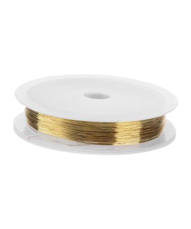 Healeved 3pcs Copper Wire Bead Stringing Wire Metal Material Metal Beading Wire Hand Decor Diy Jewelry Beading Wire for Jewelry Metal Bracelet Wire Flexible Beading Wire General Crafts Nail Goldenx3pcs mediumx3pcs - Buy Online on GoSupps.com