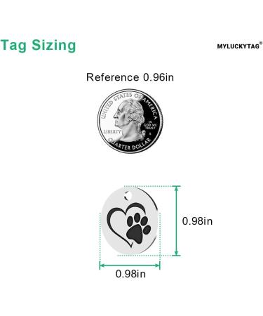 Buy MyLuckytag Stainless Steel Cat QR Code Tags - Pet Profile Location Tracking & Email Alerts - Silver - Buy Online on GoSupps.com
