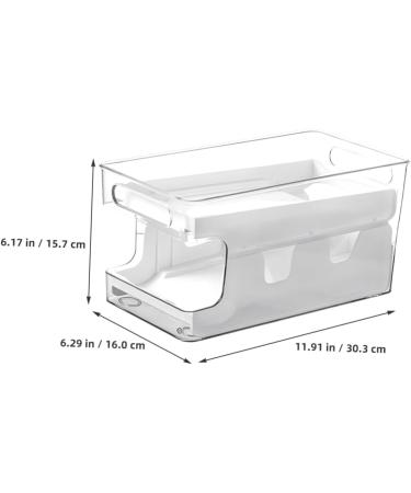 Yardenfun Egg Holder Box Refrigerator Holder Double-layer Capacity Egg Organizer Container Dispenser Kitchen Fridge Egg Storage - Buy Online on GoSupps.com