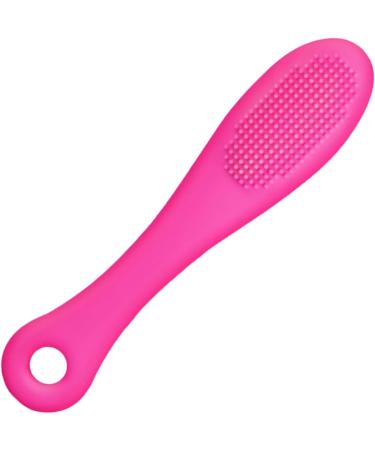 Cat Scrubber for Chin | Grooming Chin Scrubber Soft Chin Brush | Non-Slip Cleaning Brush Finger Multifunctional Pet Supplies for Cats Hot Pink - Buy Online on GoSupps.com