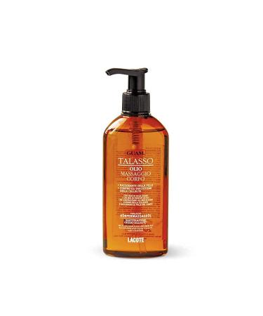 Guam Thalassotherapy Anti Cellulite Massage Oil with Essential Oils - Lymphatic Drainage Drops for Celulitis Treatment - Massage Oil for Massage Therapy - 200ML | by Guam Beauty