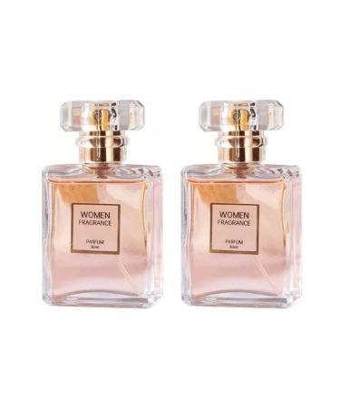 Eau De Toilette for Women Sunny Warmth Citrus Jasmine Perfume Fresh Elegant Charming Long Lasting Rose Pheromone Perfume Enhance Charm & Confidence Travel Perfume 30ML 2PCS