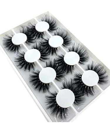 HBZGTLAD 2021 3D Mink False Eyelashes - 8 Pairs Long Natural Fake Lashes for Stunning Beauty | Eyelash Extension JM-4 - Buy Online on GoSupps.com