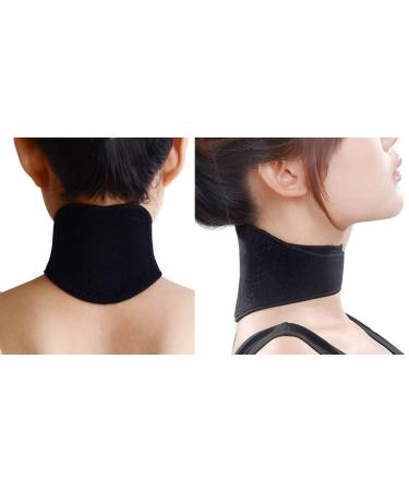 Bonvie.shop Warming Neck Bandage with Tourmaline Magnets | Neck Warmer & Support for Pain Relief - Buy Online on GoSupps.com