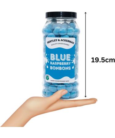 Blue Raspberry Bonbons - (605g) Original Tangy Blue Raspberry Bonbons in a Jar By Bentley & Ackerman's Sweet Shop - Vegetarian - Buy Online on GoSupps.com