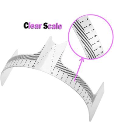 FRCOLOR 1pc Mask Flexible Eyebrow Measure Eyebrow Shaper Ruler Positioning Ruler Eyebrow Trimming - Buy Online on GoSupps.com