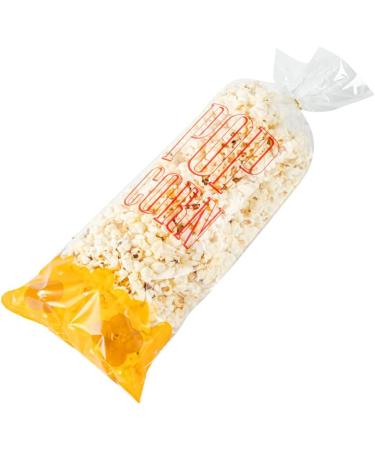 Restaurantware Bag Tek 17 x 7 Inch Popcorn Bags 100 Greaseproof Popcorn Favor Bags - Hot & Cold Friendly Freezable Clear PE Plastic Carnival Popcorn Bags For Event Favors Or Goodie Bags - Buy Online on GoSupps.com