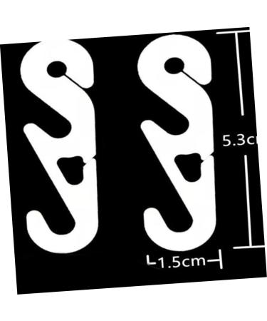 Clispeed 150 Pieces Rope Buckles for Face Cover - Non-Slip White Hook & Headband Straps (5.3 1.5cm) - Ideal for Secure Facial Covering - Buy Online on GoSupps.com