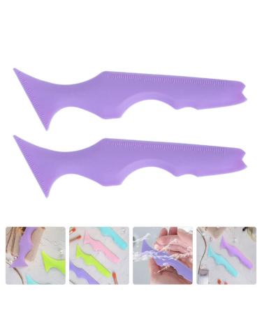 Beaupretty 2pcs Silicone Beauty Ruler & Eyeliner Stencils - Makeup Eyeshadow Shield & Eyelash Guard Tool - Buy Online on GoSupps.com