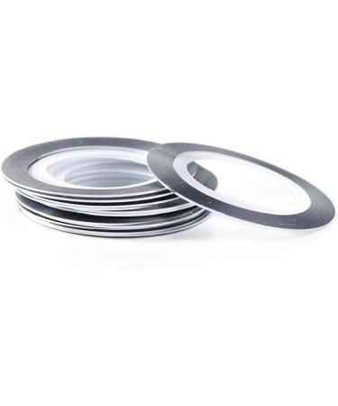 20 Rolls Nail Art Striping Tape - Gold & Silver Adhesive Foils for Manicure Decoration | International Shipping - Buy Online on GoSupps.com