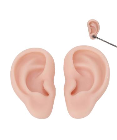 Realistic Silicone Ears for Otoplasty Display - Soft Simulation Props in Medium Skin Color - Perfect for Earrings - Buy Online on GoSupps.com