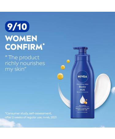 PGM DISTRIBUTORS Nourishing Body Milk with Hyaluronic Acid and Almond Oil 600ml 72Hr Hydration for Very Dry Skin Pack of 4 - Buy Online on GoSupps.com