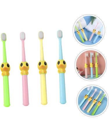 Shop Healvian Cartoon Baby Toothbrush - 4 Pack Nano Travel Toothbrushes for Kids & Adults - Buy Online on GoSupps.com