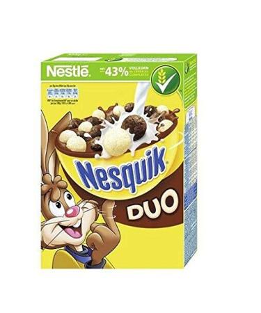 Nestl Cereals Nesquik DUO chocolate Cerealien hele korrels chocolade 325 g