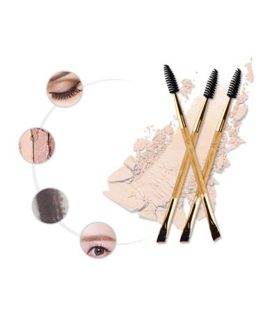 1PC Bamboo Handle Duo Eyebrow Brush & Mascara Comb - Eco-Friendly Makeup Tool for Women & Girls - Buy Online on GoSupps.com