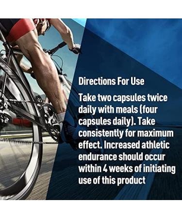 Natural Endurance & Oxygen Supplement for VO2 Max - Rhodiola Rosea B12 & Alpha Lipoic Acid | 120 Capsules (30-Day Supply - Buy Online on GoSupps.com