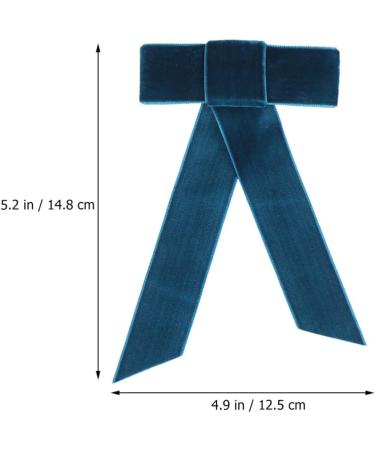 Lurrose Large Bow Hair Clip Big Bow Hair Barrette Long Tail French Barrettes Bows Hair Clips for Women Girls Styling Hair Accessories - Buy Online on GoSupps.com