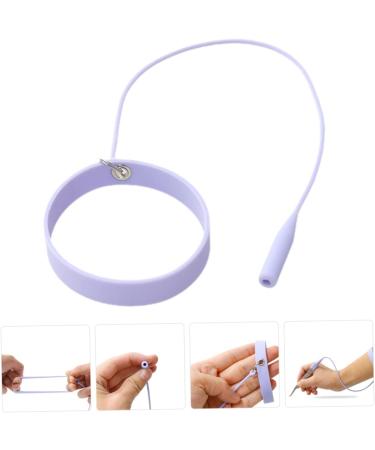 DOITOOL Tweezers Silicone Bracelet Silica Gel Eyelash Curler Cosmetic Purple - Buy Online on GoSupps.com