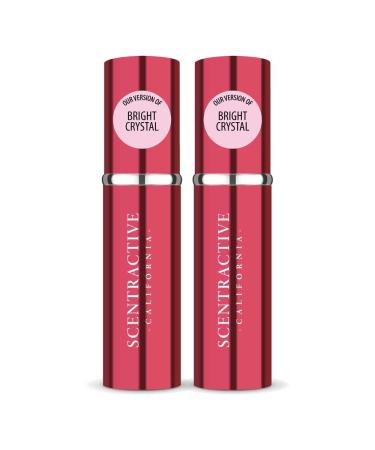 CA Perfume Impression of Bright Crystal For Women Replica Version Fragrance Dupes Concentrated Long Lasting Eau de Parfum Spray Refillable Atomizer Bottle 0.17 Fl Oz/5ml-X2 VRSC BRIGHT CRYSTAL IMPRESSION 0.34 Fl Oz (Pack of 1)