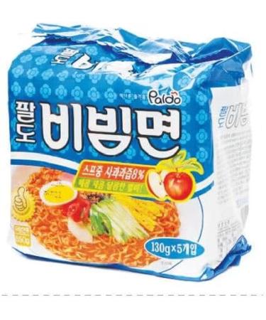PALDO BIBIM MEN Korean Sweet & Spicy Stirred Fried Ramen Noodles 130g (Pack of 10) - Buy Online on GoSupps.com