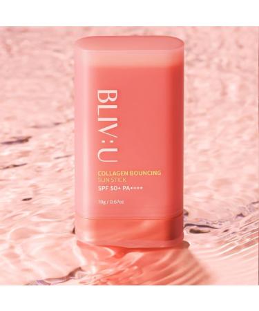  BLIV:U Collagen Bouncing Sun Stick SPF50+ PA++++ 19g - Buy Online on GoSupps.com