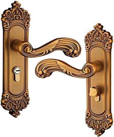 Door Locks Indoor Bedroom Doors Household Copper-Wood Door Locks Universal Mortise Locks Interior Doors - Buy Online on GoSupps.com