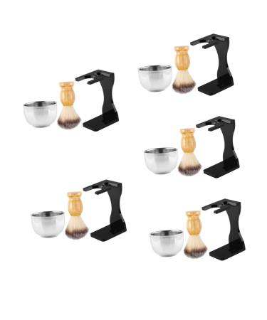 Beaupretty 5 sets of razor set razor set Personal Razor Hairset Razor For Men Face Set For Men Bart Restraser Face Rest Stand Acryl Shave Man