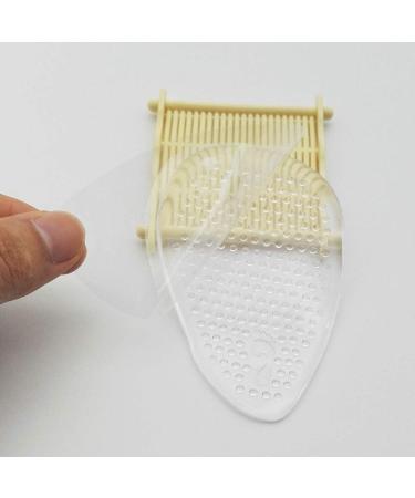 Pads Foot Mat Heel Cups 4 Pair Silicone Orthotic Half Insoles Soft Front Half Cushion Insoles for Plantar Heel (Transparent) High Heel Reflexology - Buy Online on GoSupps.com