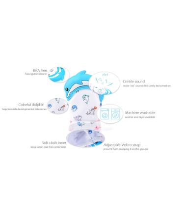 Funky Planet Bite Glove for Babies | Teething Toy & Rustling Gear | Food-Safe Silicone | Includes Bandana Bib - Buy Online on GoSupps.com