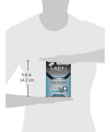 TENA MEN Protective Shield - Extra Light & Discrete Hygiene Inlays for Bladder Weakness | 42 Inserts (3 Pack) - Buy Online on GoSupps.com