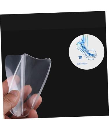 FRCOLOR U Shape Heel Pads - Transparent Cushion Insoles for High Heels | Plantar Support & Comfort - Buy Online on GoSupps.com