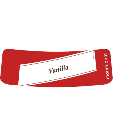 MONIN Premium Vanilla Syrup 1L - Vegan-Friendly, Allergen-Free, 100% Natural Flavours - For Coffee and Cocktails - Buy Online on GoSupps.com