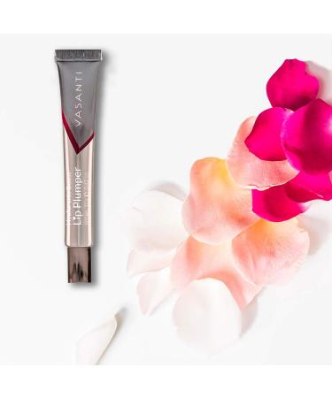 VASANTI Lip Plumper Hyaluronic Boost - Glossy Paraben-Free Lip Enhancer | Hydrating, Softening, Volumizing Formula (KISS ME QUICK - Clear) - Buy Online on GoSupps.com