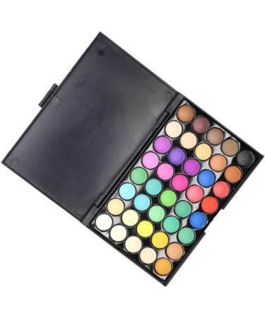 FOMIYES 40 Shadow Lustre Ladies Colors Eye Combination Multicolor Pearly Cosmetic Pallet Girls for 1 count (Pack of 1) As Shown - Buy Online on GoSupps.com
