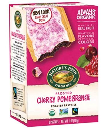 Nature's Path Organic Frosted Toaster Pastries Variety Pack Flavors (3 Boxes - 6 Count Per Box) Made with Real Fruit - Cherry Pomegranate Granny's Apple Pie Wildberry Acai - Buy Online on GoSupps.com