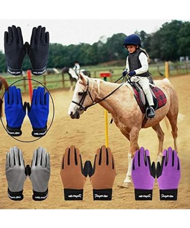 Finger Ten Kids Riding Gloves - Cycling Gloves for Children 5-13 Years - Boys & Girls Tab Bike Gloves in Fuchsia - Buy Online on GoSupps.com