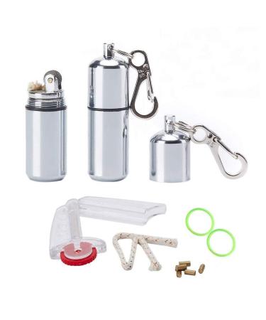 Dreambay 2 Pack Keychain Peanut Lighter EDC Mini Waterproof Lighter for Fire Starter Survival Emergency Use - Buy Online on GoSupps.com