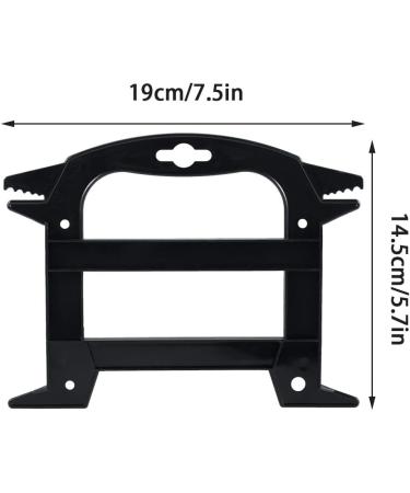 5 Pieces Black Paracord Winder - Tangle-Free Cord Keeper Organizer Tool for Parachute Rope - Buy Online on GoSupps.com