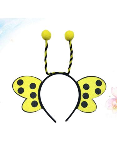Antenna Headband Bee Ladybug Animal Head Boppers Party Favor Photo Props Yellow - Buy Online on GoSupps.com