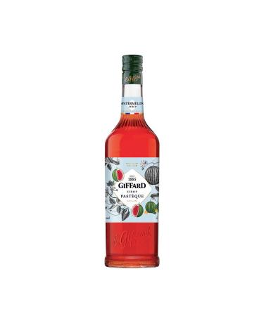 GIFFARD Bar Syrup 1.0 l - WATERMELON syrup for mixing mixed drinks / cocktails