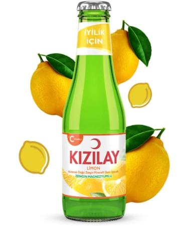 KIZILAY 48 Bottles Natural Mineral Water Mixed Fruit Flavor (Cherry Apple Watermelon Lemon) Rich Mineral Water with Bicarbonate and Sodium 200ml - Buy Online on GoSupps.com