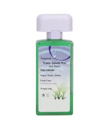 Hair Removal Roll on Wax 2 Flavored 5.3oz Soft Wax Roll Cartridge for Body Wax Legs and Arms (Green Tea)